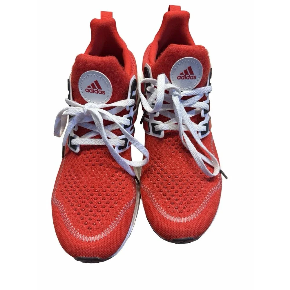 Adidas UltraBoost 1.0 Lindsey Horan Red Running Shoes US Size Mens 8 Womens 9